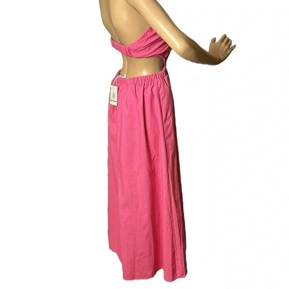 Pink Diamond strapless dress NWT sz 6. Pink Brynlee cut out,fairy,Y2K,coquette - Picture 3 of 11